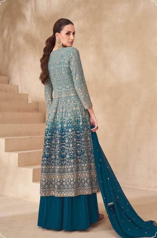 Ynf Georgette KESH379 10206 Suits & Dresses Wedding Collections Festive Collections Wholesale Georgette Suit Designer Suits Embroidered Suits Manufacturer