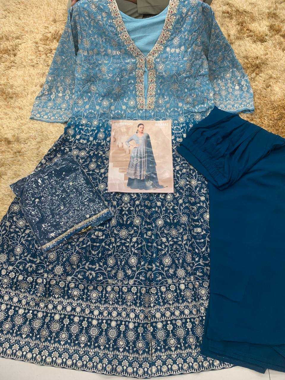 Ynf Georgette KESH379 10206 Suits & Dresses Wedding Collections Festive Collections Wholesale Georgette Suit Designer Suits Embroidered Suits Manufacturer