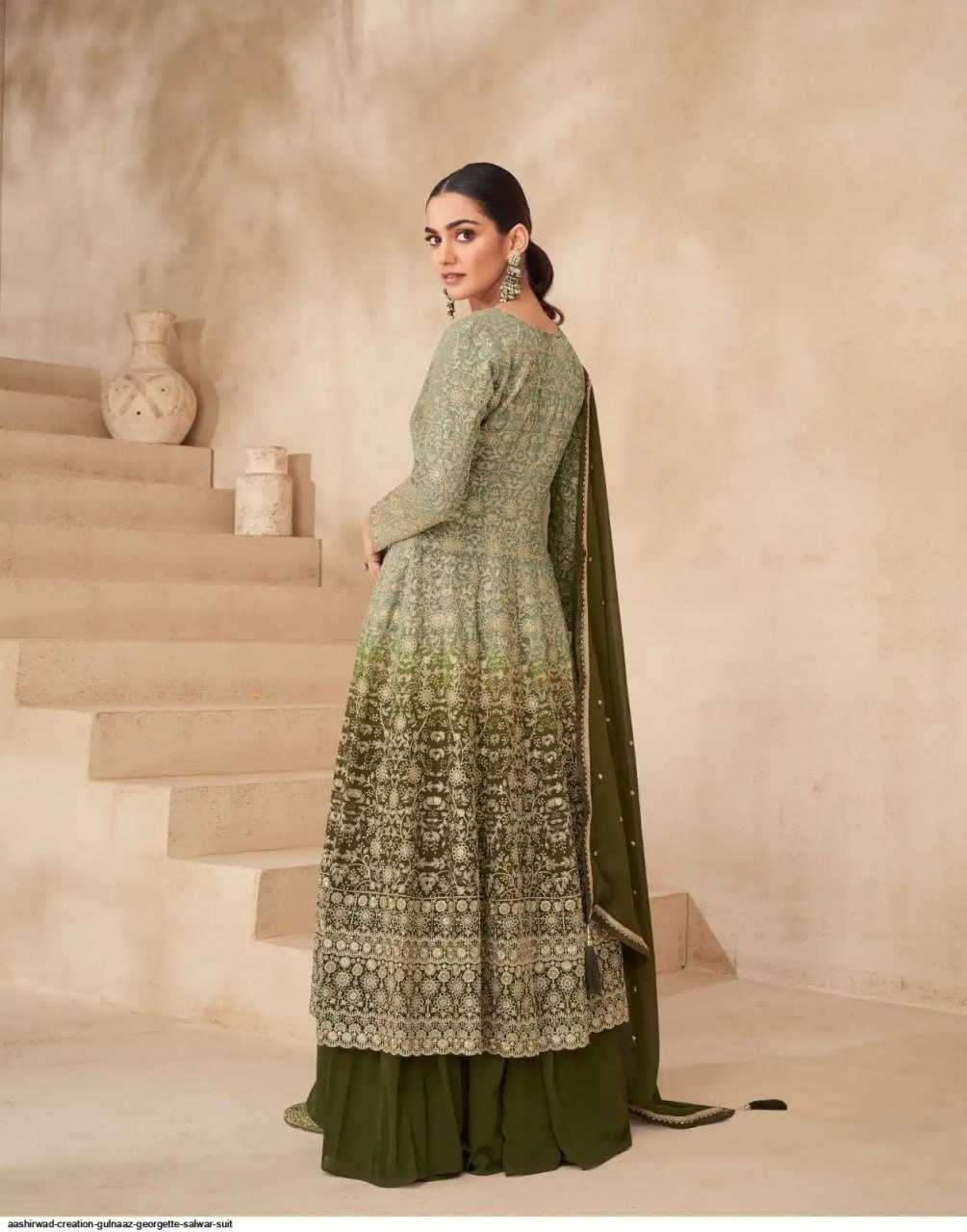 Ynf Georgette KESH379 10206 Suits & Dresses Wedding Collections Festive Collections Wholesale Georgette Suit Designer Suits Embroidered Suits Manufacturer