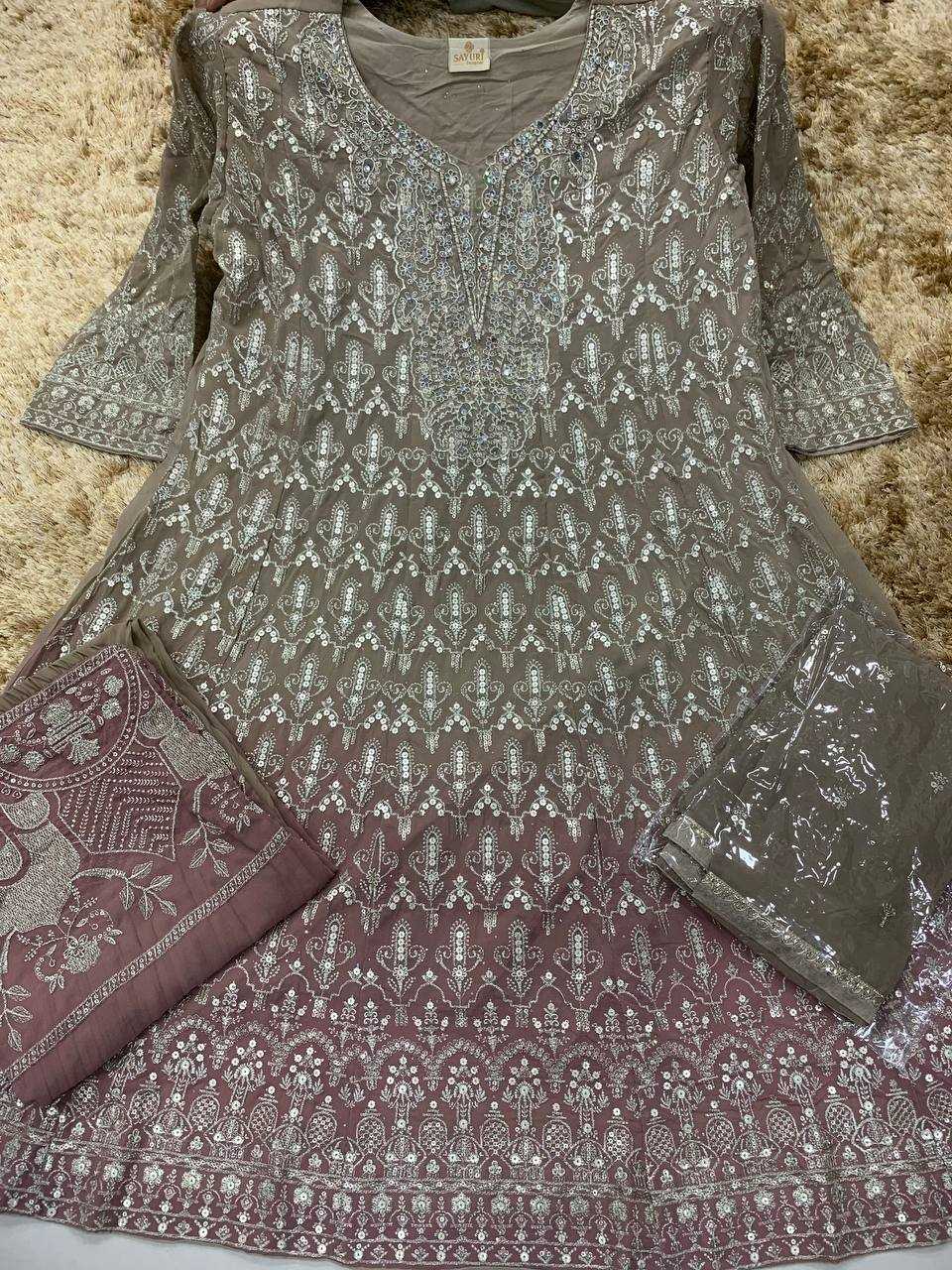 Ynf Georgette KESH379 5803 Suits & Dresses Wedding Collections Festive Collections Wholesale Embroidery Suits Georgette Suit Designer Suits Manufacturer