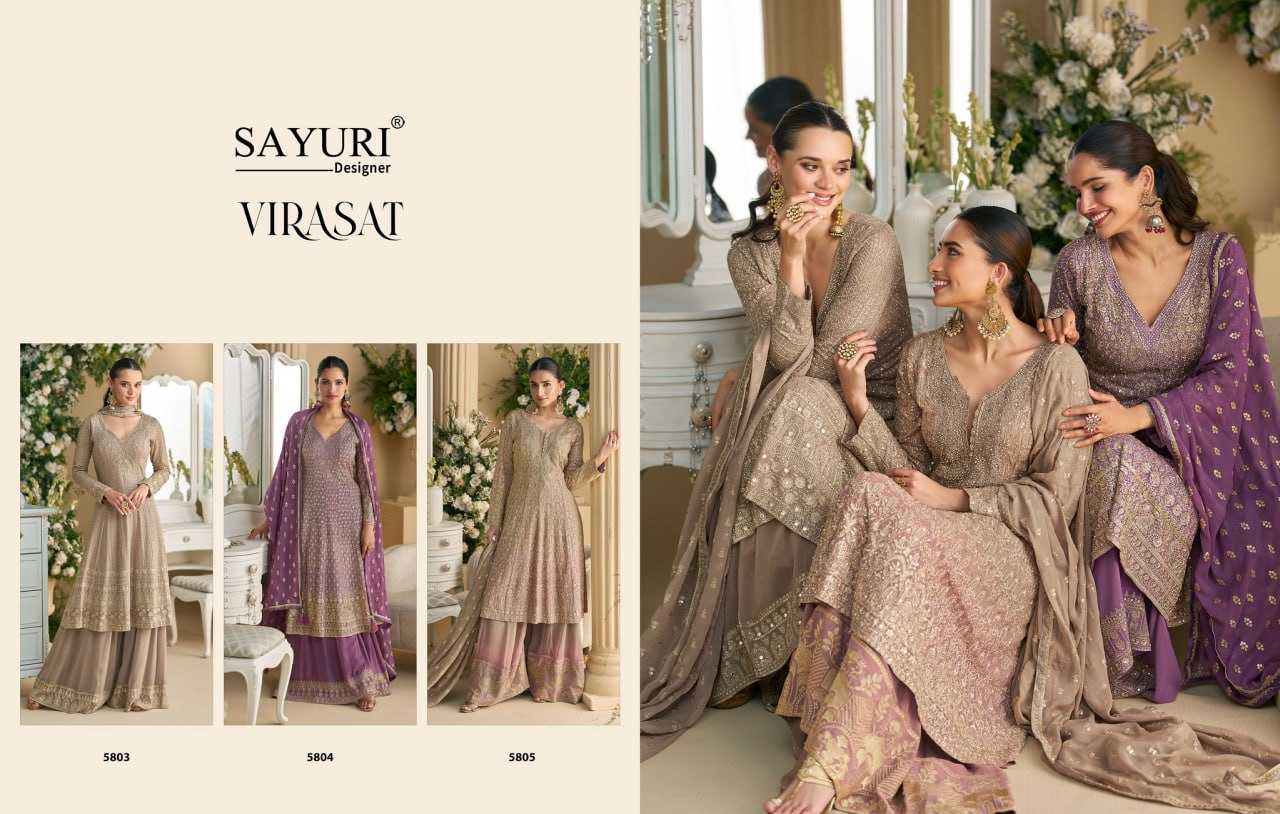 Ynf Georgette KESH379 5803 Suits & Dresses Wedding Collections Festive Collections Wholesale Embroidery Suits Georgette Suit Designer Suits Manufacturer