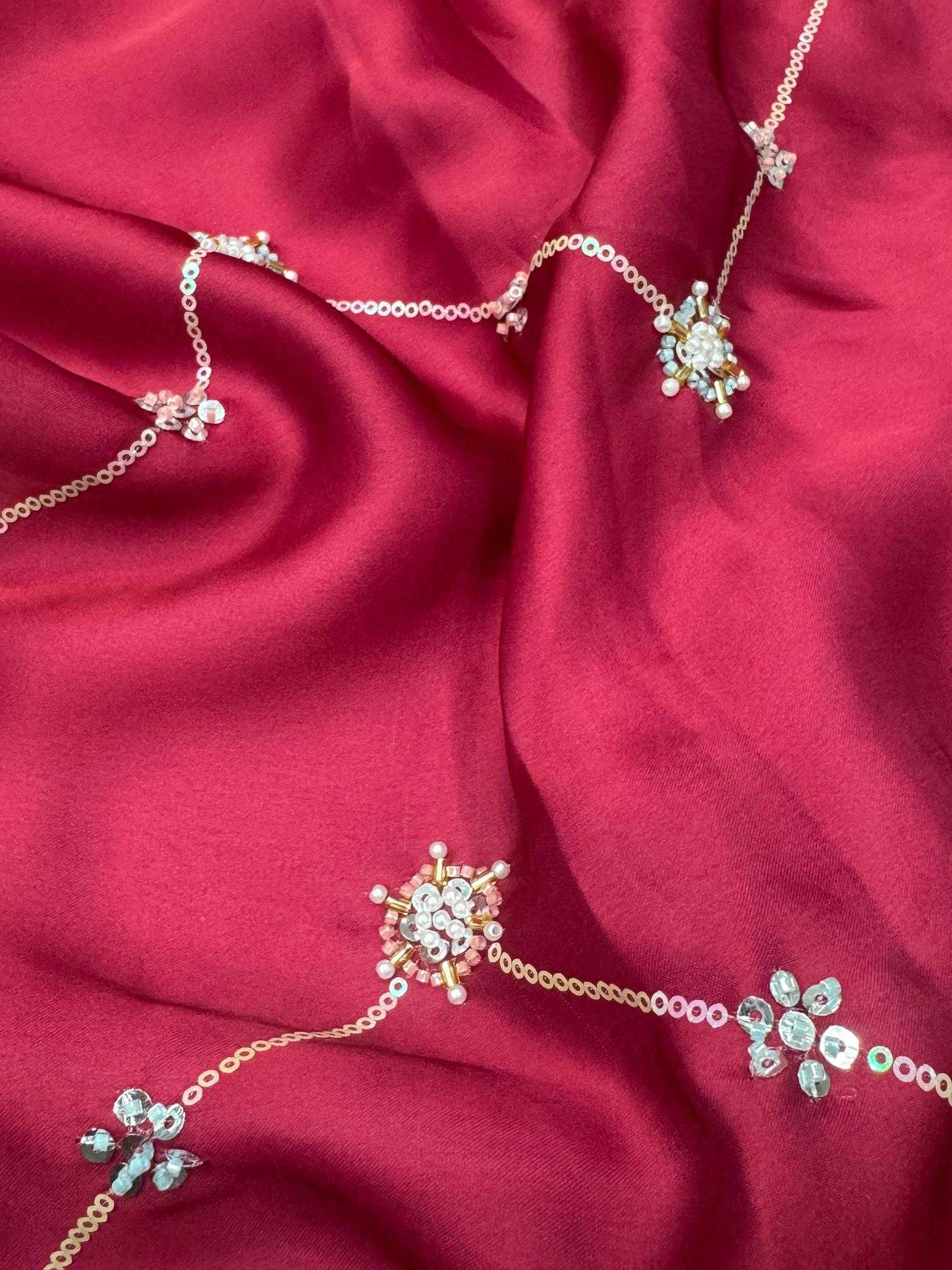 Ynf Georgette KESH484 intricate Sarees Wholesale Printed Sarees Georgette Sarees Ajrakh Sarees Manufacturer