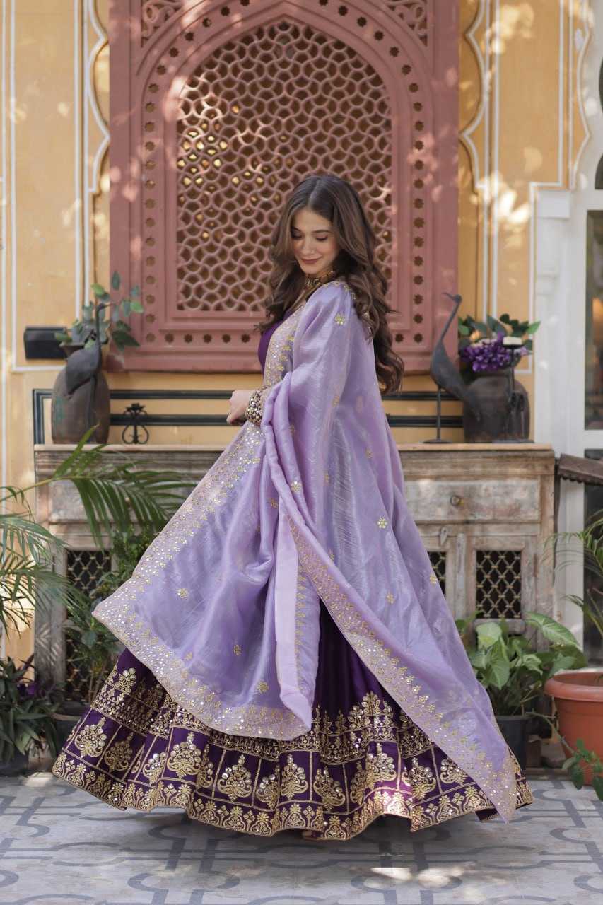 Ynf Georgette KESH489 1143 Gowns Wedding Collections Festive Collections Wholesale Embroidery Gowns Gown With Dupatta Full Sleeve Gowns Manufacturer