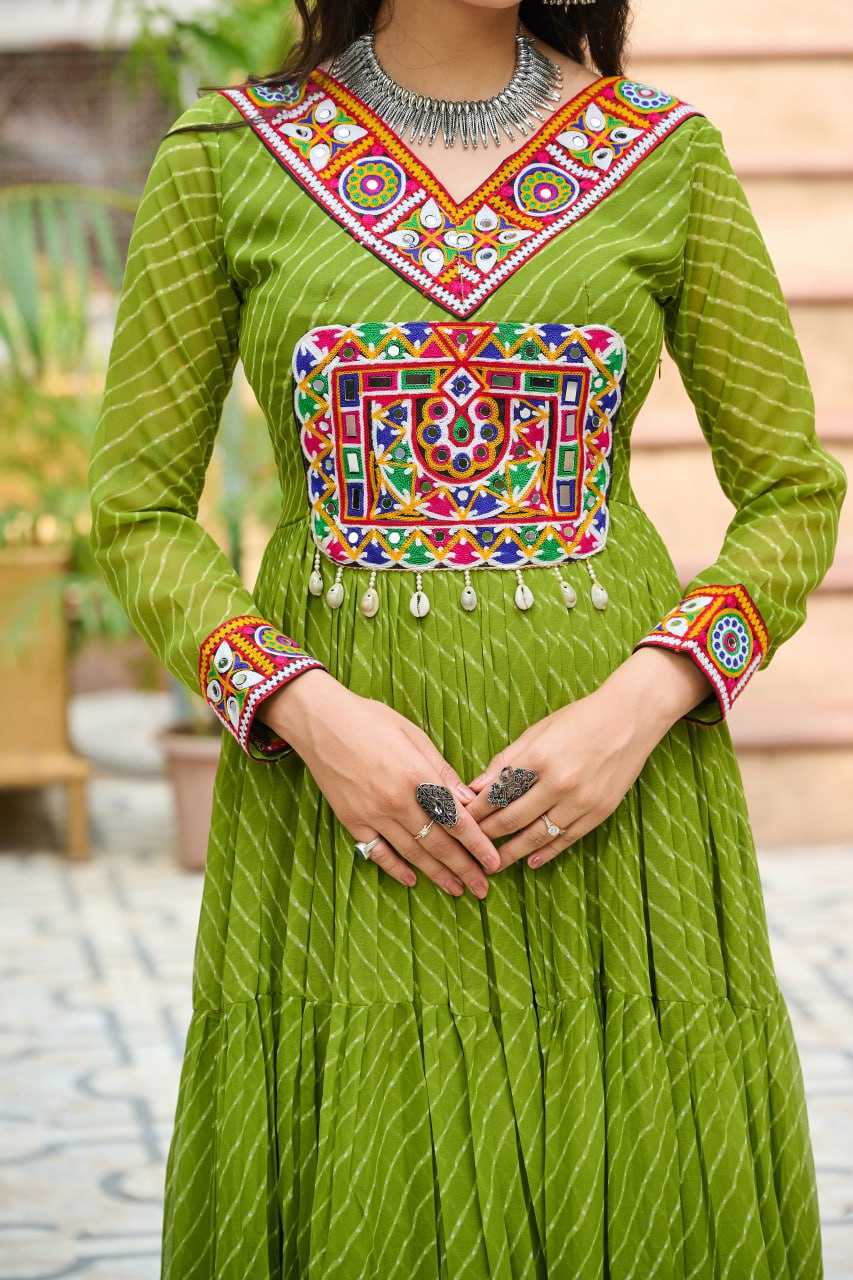 Ynf Georgette KESH489 1182 Gowns Wholesale Printed Gowns Long Gowns Georgette Gown Manufacturer