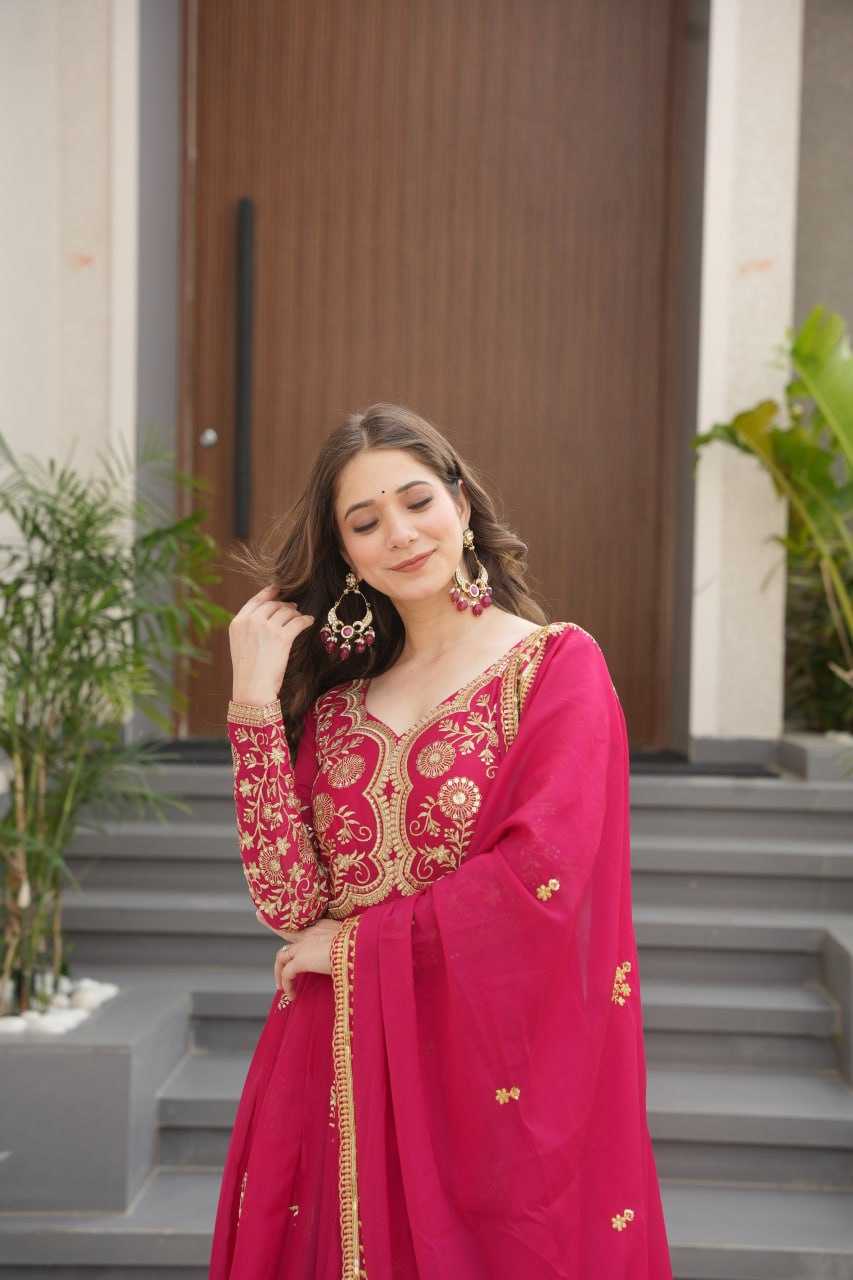 Ynf Georgette KESH491 9230 Gowns Wholesale Designer Gowns Gown With Dupatta Manufacturer