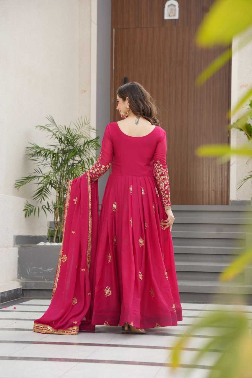 Ynf Georgette KESH491 9230 Gowns Wholesale Designer Gowns Gown With Dupatta Manufacturer