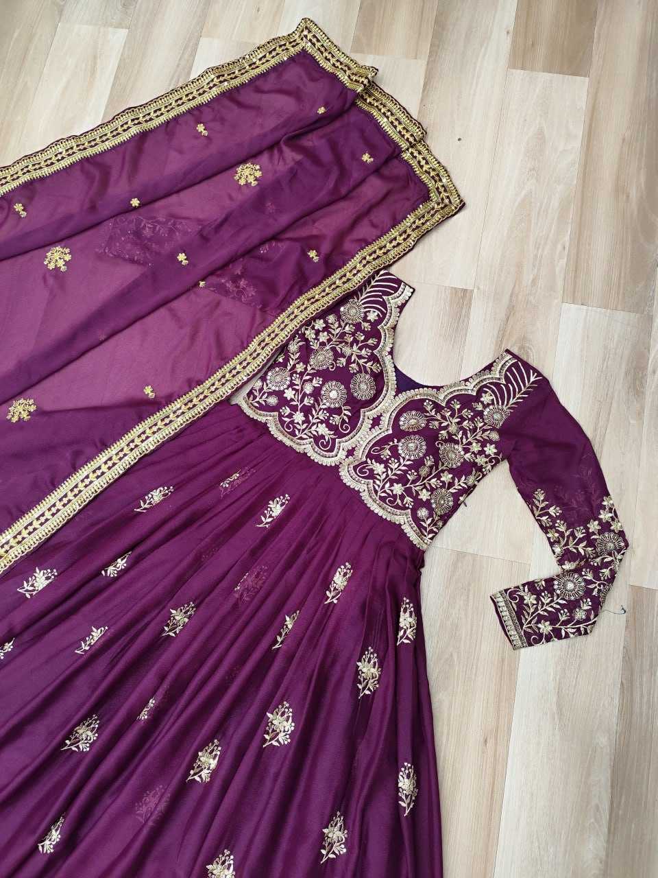 Ynf Georgette KESH491 9230 Gowns Wholesale Designer Gowns Gown With Dupatta Manufacturer