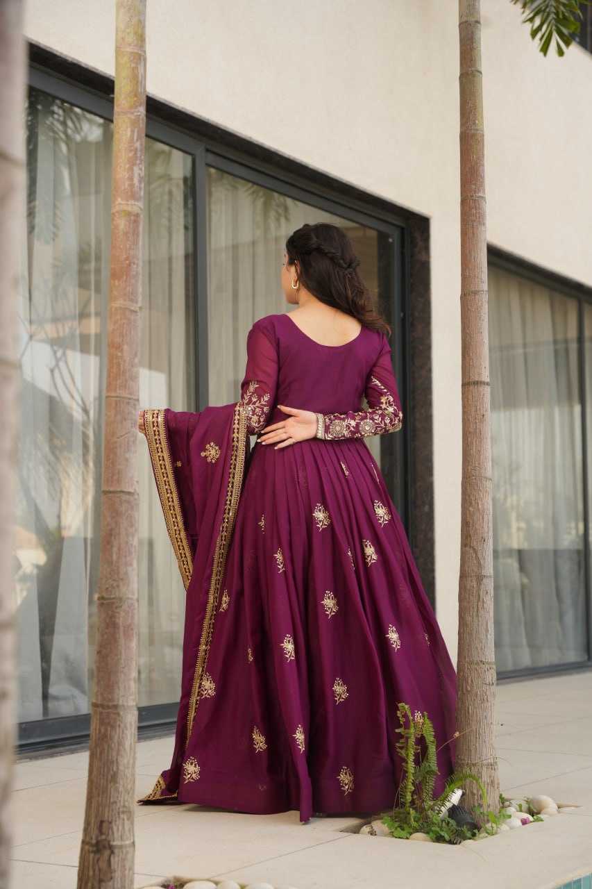 Ynf Georgette KESH491 9230 Gowns Wholesale Designer Gowns Gown With Dupatta Manufacturer