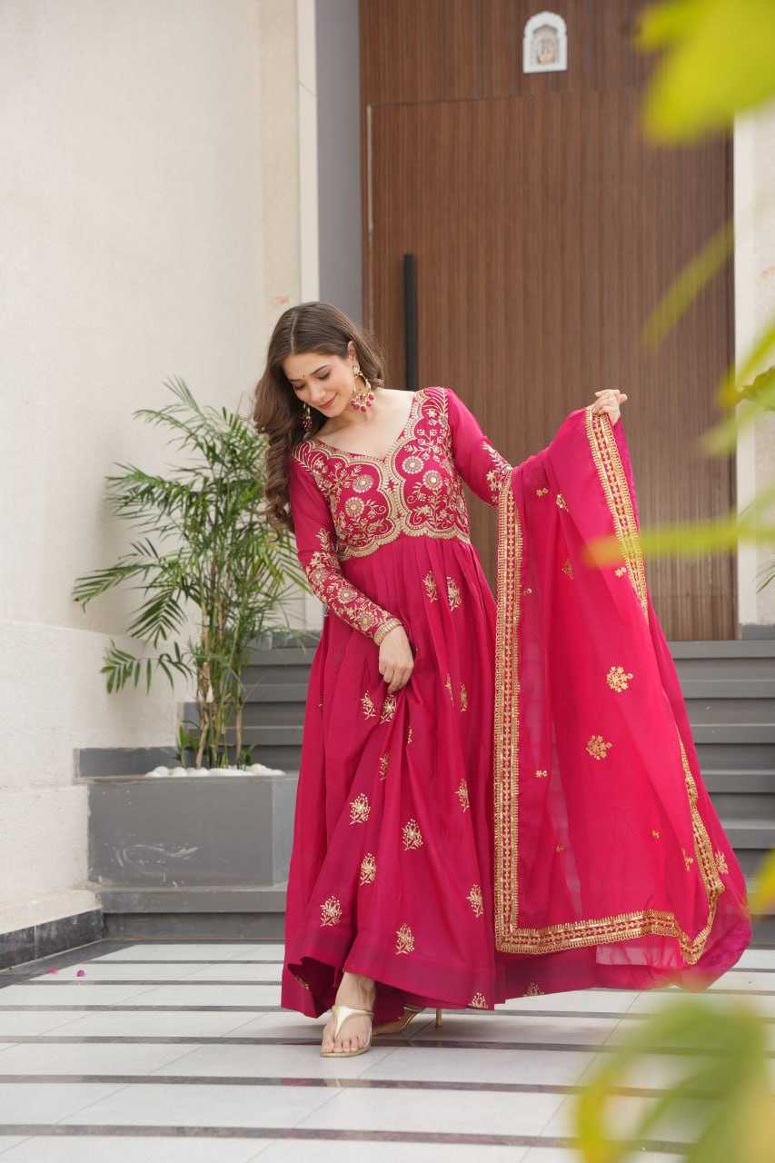 Ynf Georgette KESH491 9230 Gowns Wholesale Designer Gowns Gown With Dupatta Manufacturer