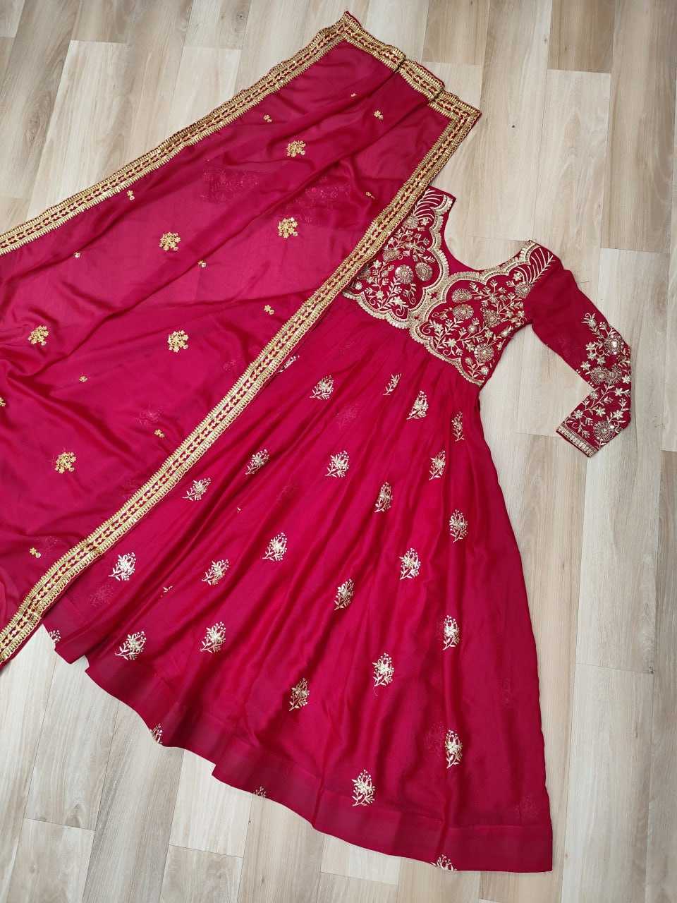 Ynf Georgette KESH491 9230 Gowns Wholesale Designer Gowns Gown With Dupatta Manufacturer