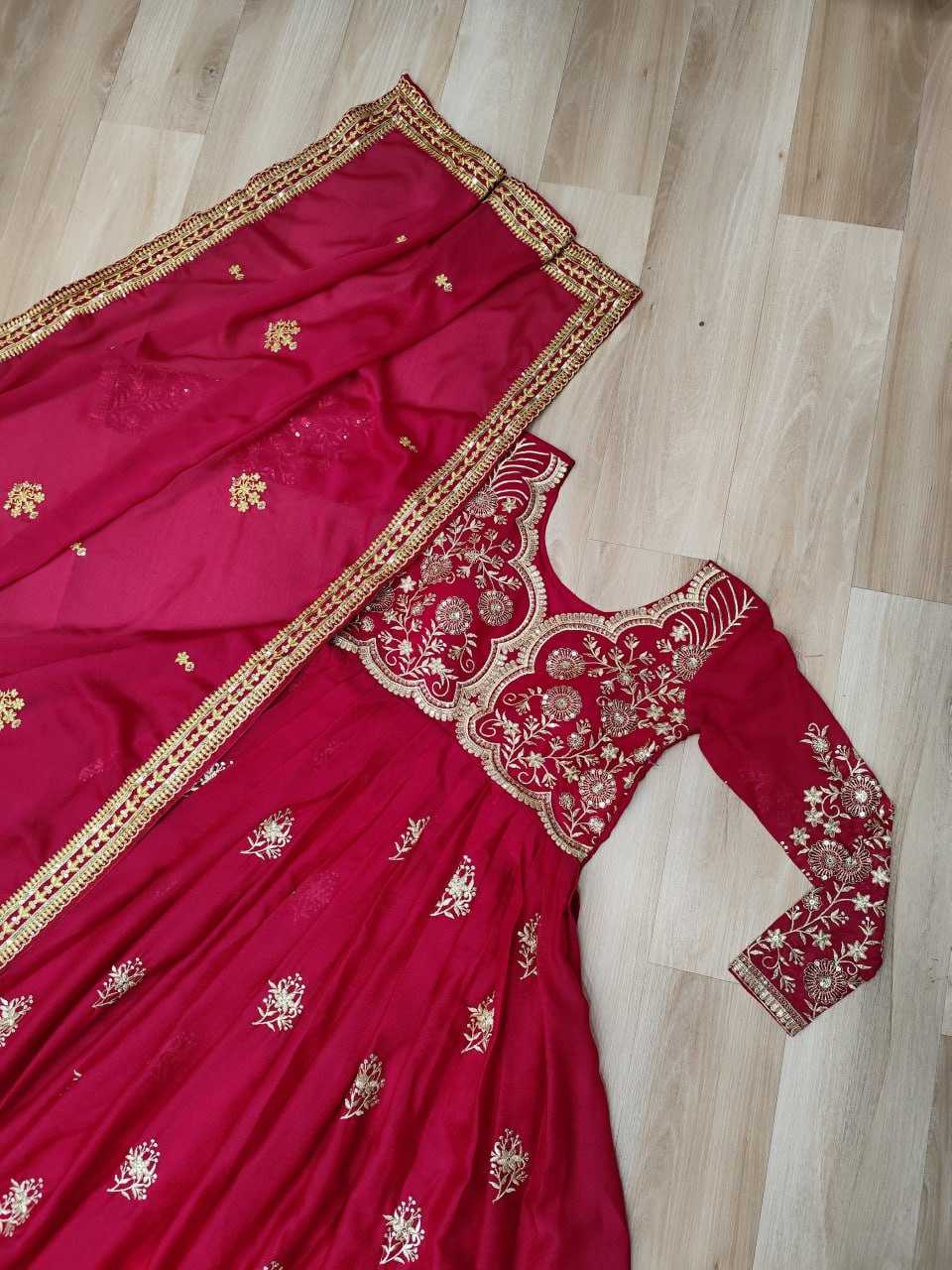 Ynf Georgette KESH491 9230 Gowns Wholesale Designer Gowns Gown With Dupatta Manufacturer
