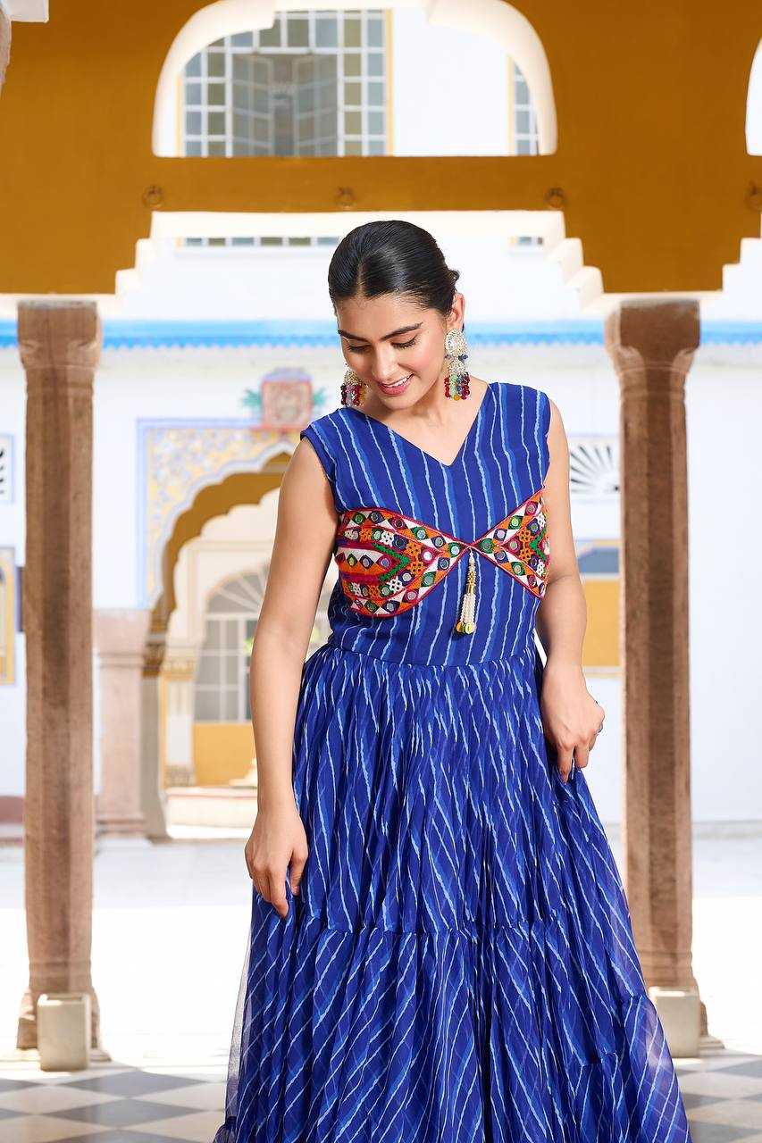 Ynf Georgette KESH498 112 Gowns Wedding Collections Festive Collections Wholesale Printed Gowns Georgette Gown Party Wear Gowns Manufacturer