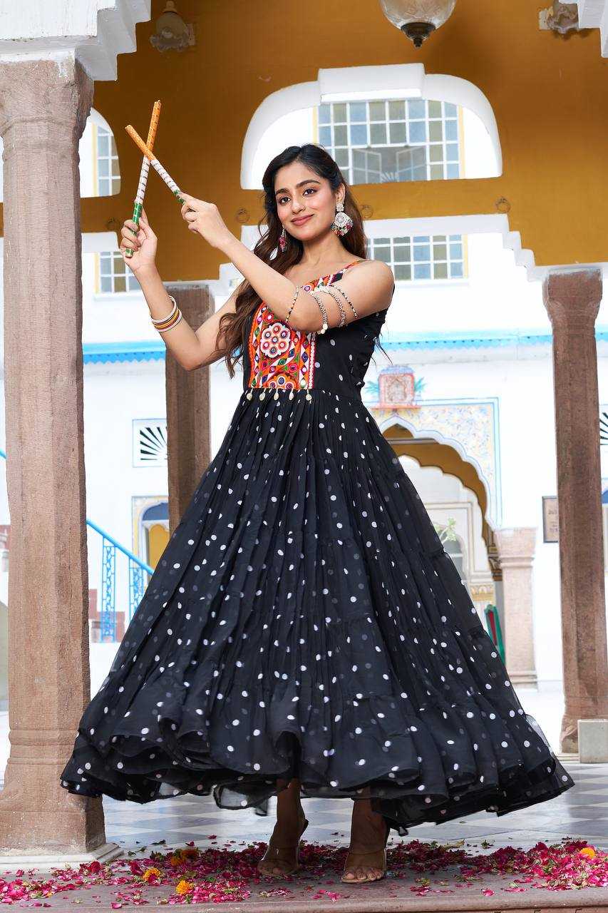 Ynf Georgette KESH498 112 Gowns Wedding Collections Festive Collections Wholesale Printed Gowns Georgette Gown Party Wear Gowns Manufacturer