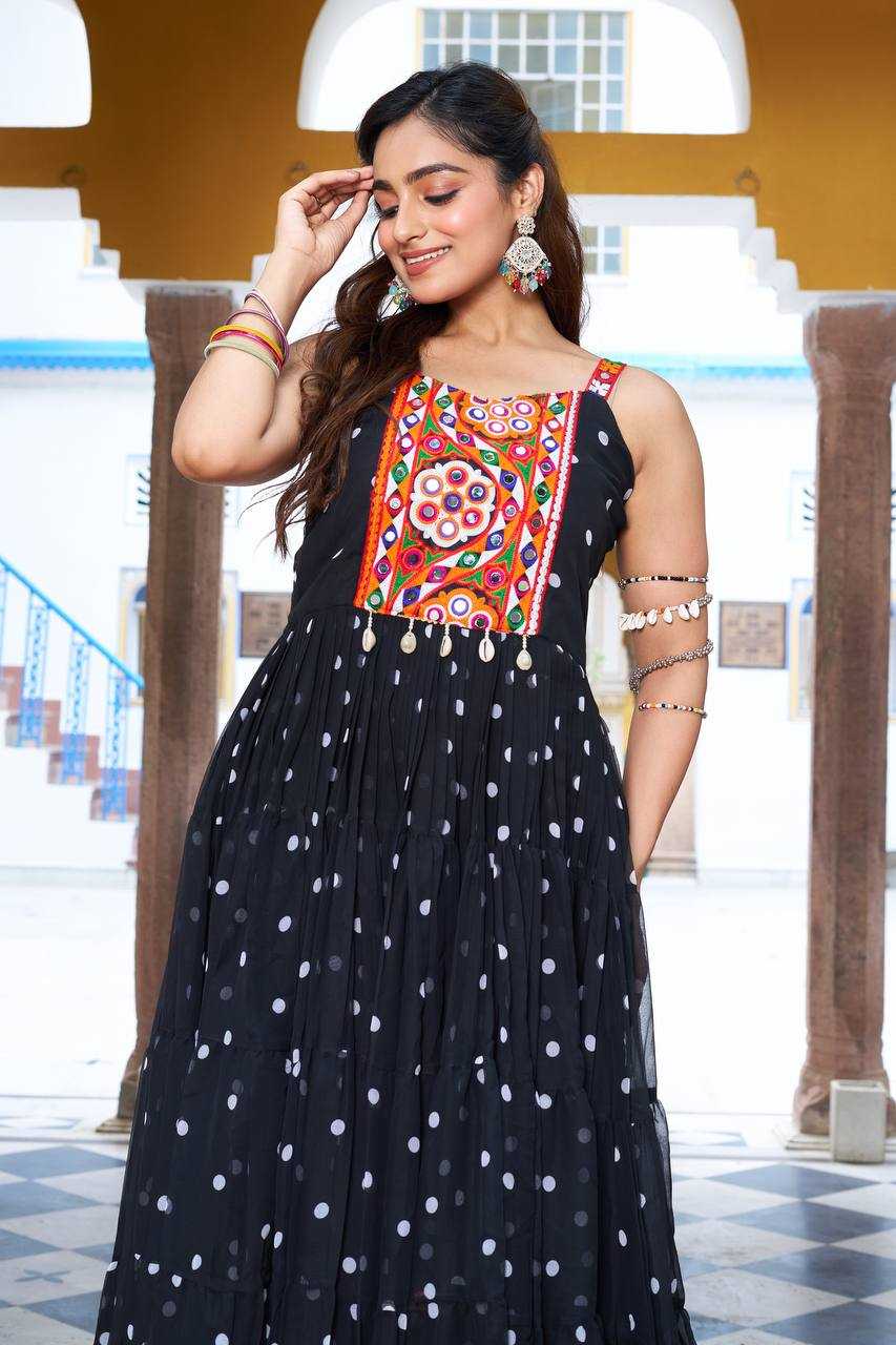 Ynf Georgette KESH498 112 Gowns Wedding Collections Festive Collections Wholesale Printed Gowns Georgette Gown Party Wear Gowns Manufacturer
