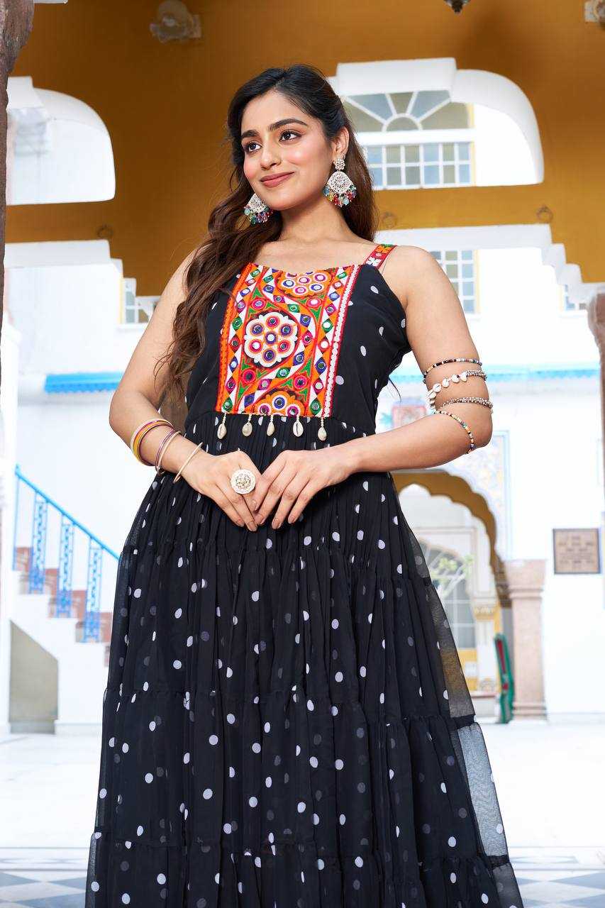 Ynf Georgette KESH498 112 Gowns Wedding Collections Festive Collections Wholesale Printed Gowns Georgette Gown Party Wear Gowns Manufacturer