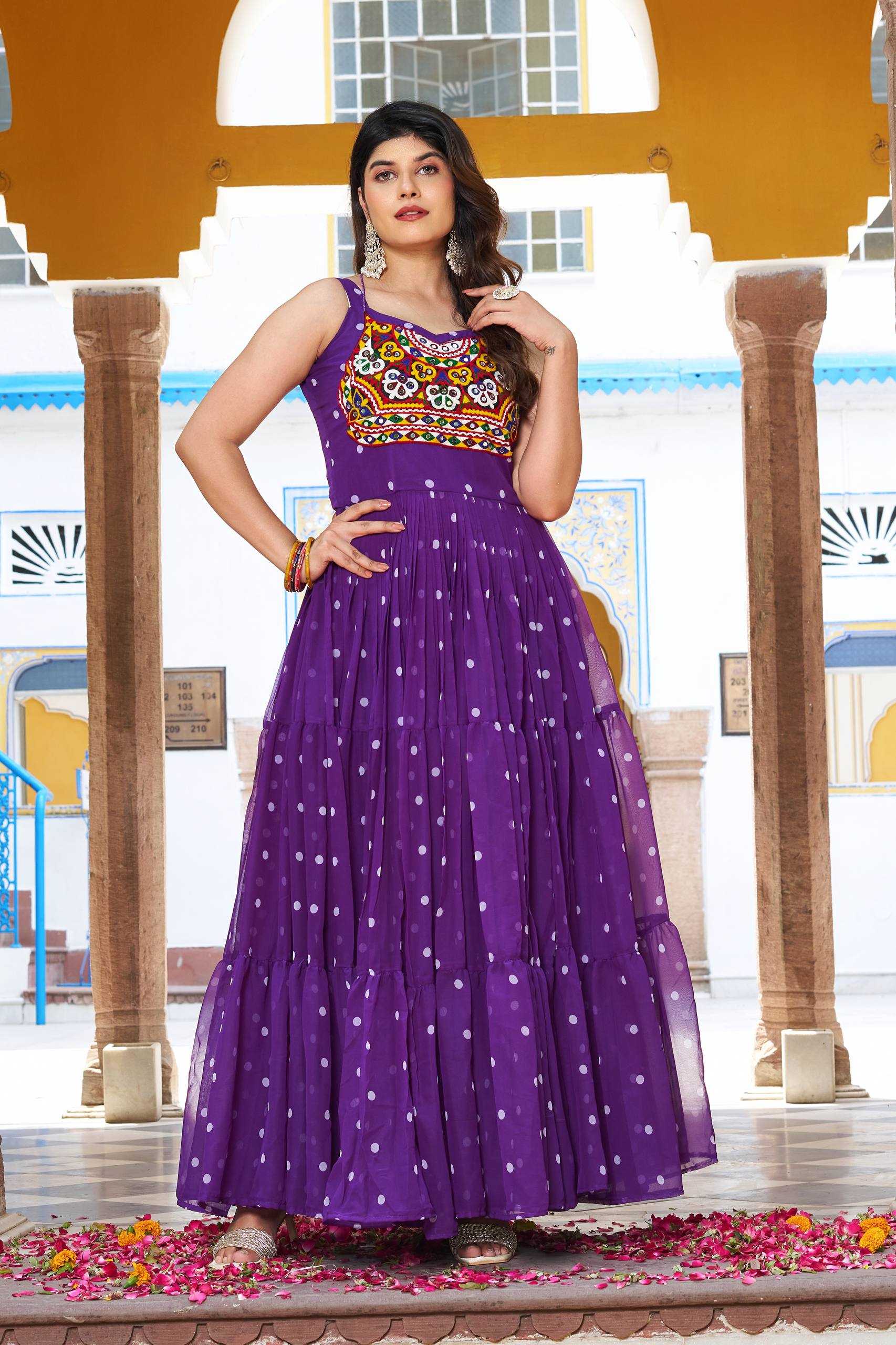 Ynf Georgette KESH498 112 Gowns Wedding Collections Festive Collections Wholesale Printed Gowns Georgette Gown Party Wear Gowns Manufacturer