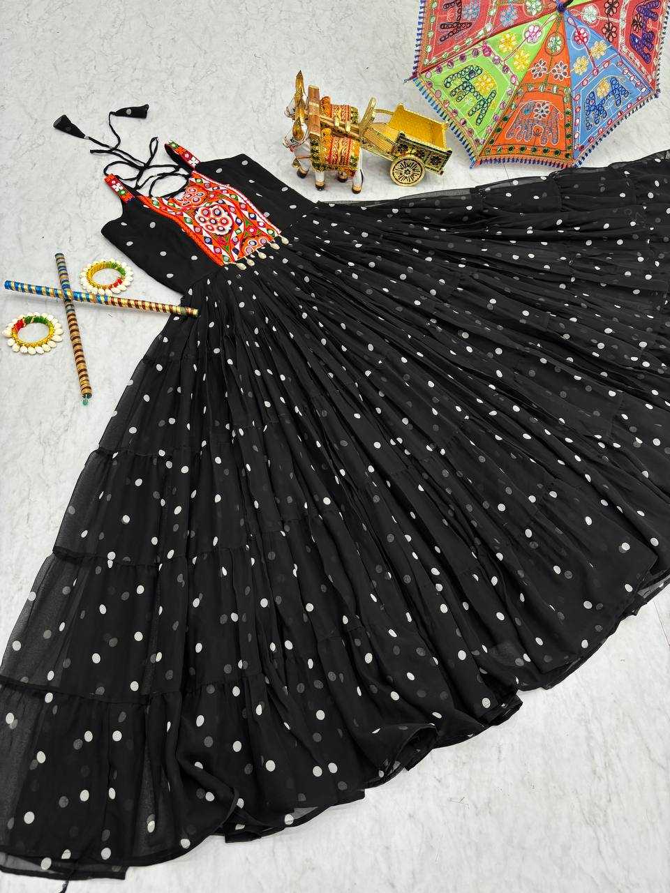Ynf Georgette KESH498 112 Gowns Wedding Collections Festive Collections Wholesale Printed Gowns Georgette Gown Party Wear Gowns Manufacturer