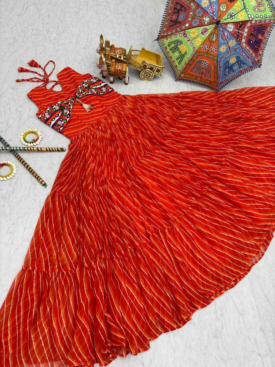 Ynf Georgette KESH498 112 Gowns Wedding Collections Festive Collections Wholesale Printed Gowns Georgette Gown Party Wear Gowns Manufacturer