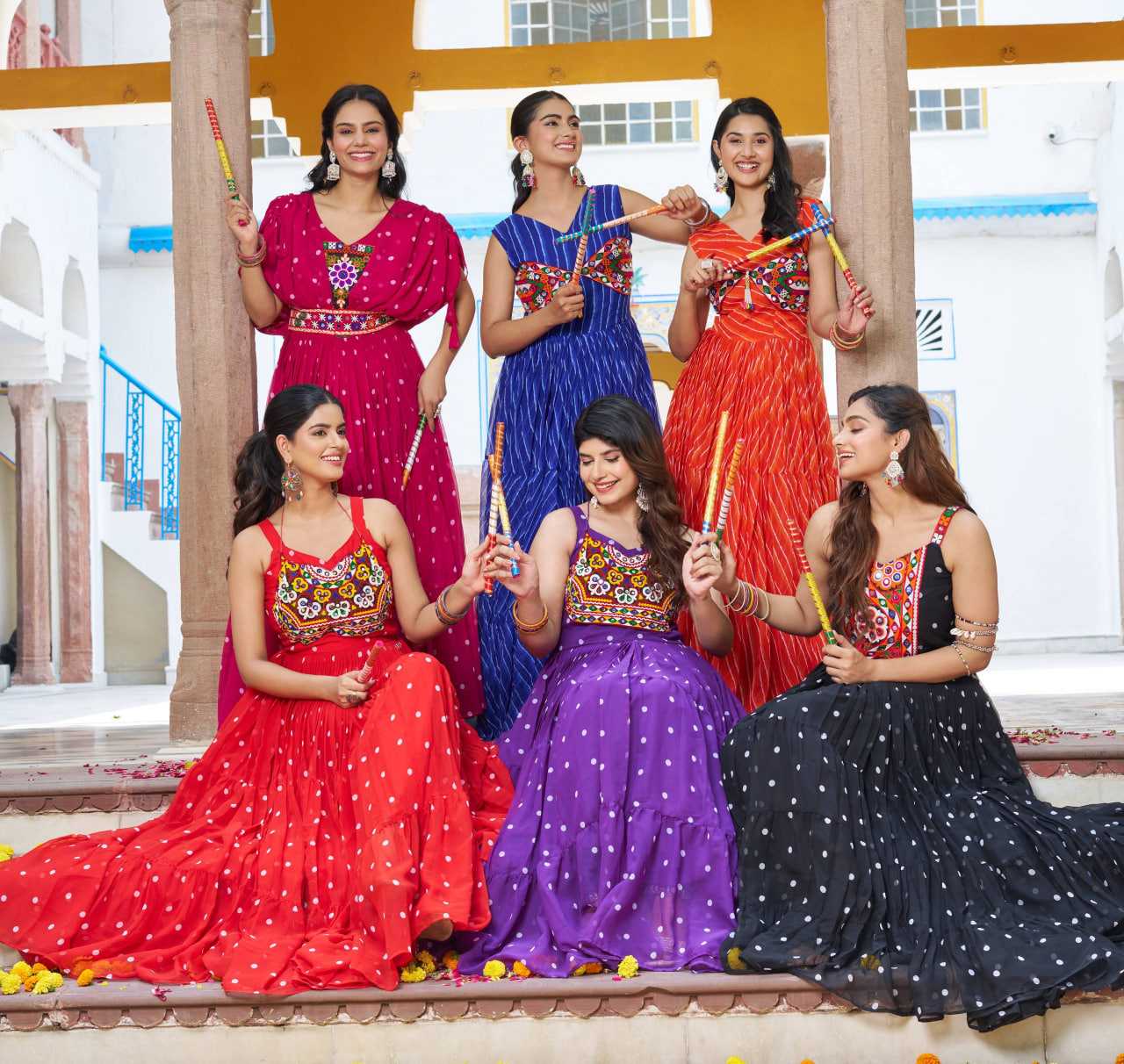 Ynf Georgette KESH498 112 Gowns Wedding Collections Festive Collections Wholesale Printed Gowns Georgette Gown Party Wear Gowns Manufacturer
