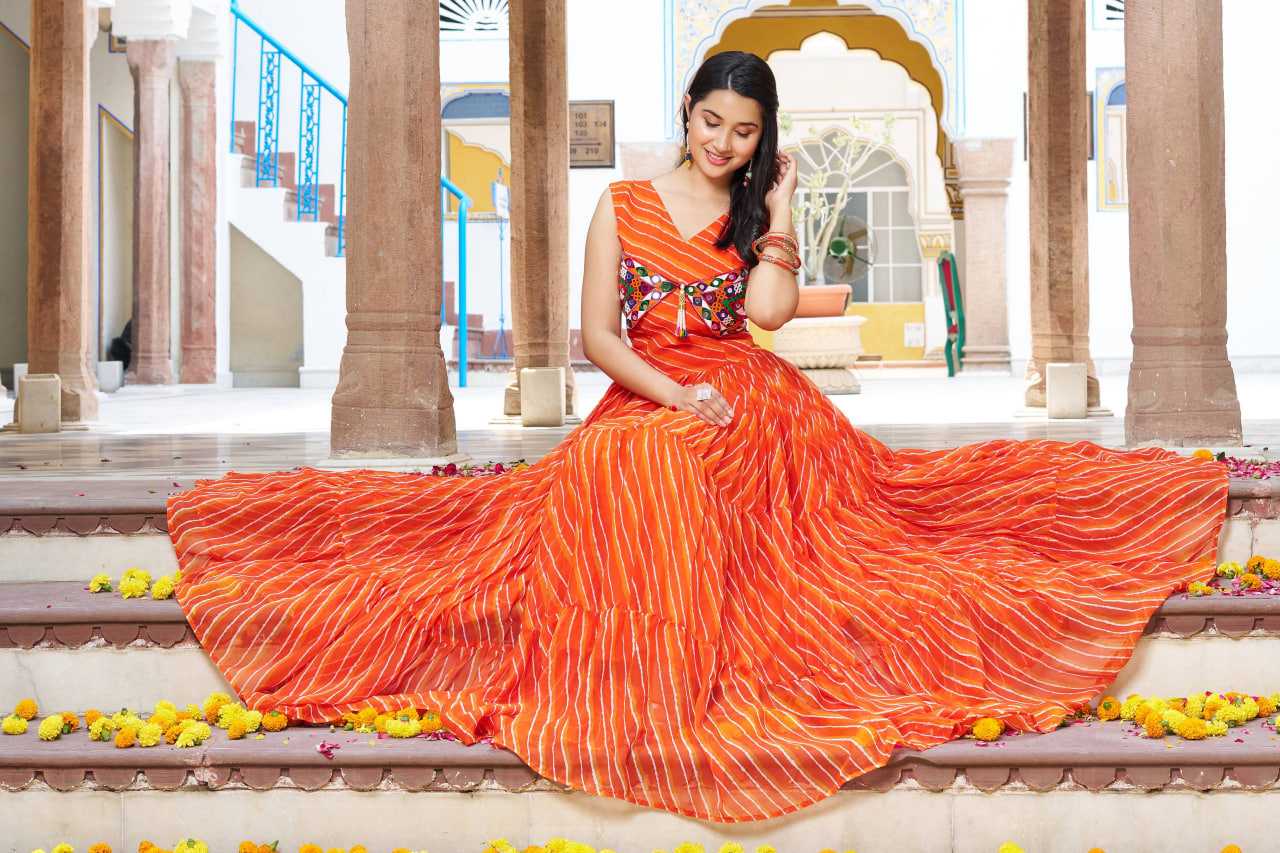 Ynf Georgette KESH498 112 Gowns Wedding Collections Festive Collections Wholesale Printed Gowns Georgette Gown Party Wear Gowns Manufacturer