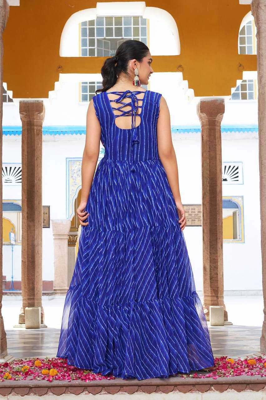 Ynf Georgette KESH498 112 Gowns Wedding Collections Festive Collections Wholesale Printed Gowns Georgette Gown Party Wear Gowns Manufacturer