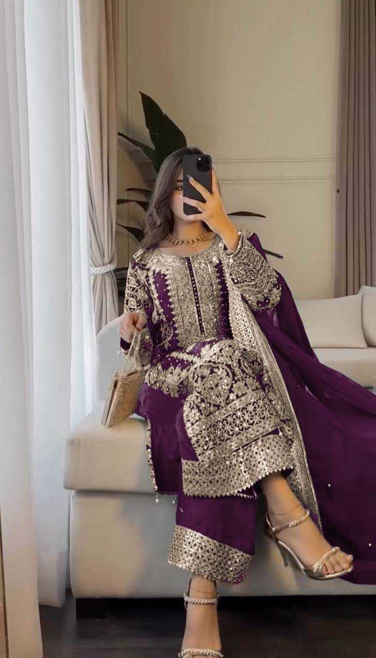 Ynf Georgette KESH499 1654 Suits & Dresses Wholesale Embroidery Suits Georgette Suit Party wear suits Manufacturer