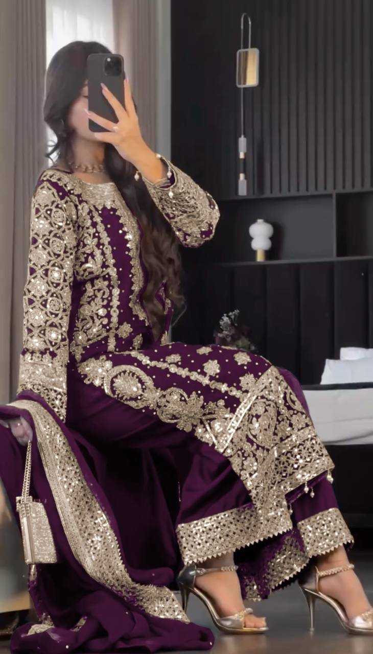 Ynf Georgette KESH499 1654 Suits & Dresses Wholesale Embroidery Suits Georgette Suit Party wear suits Manufacturer