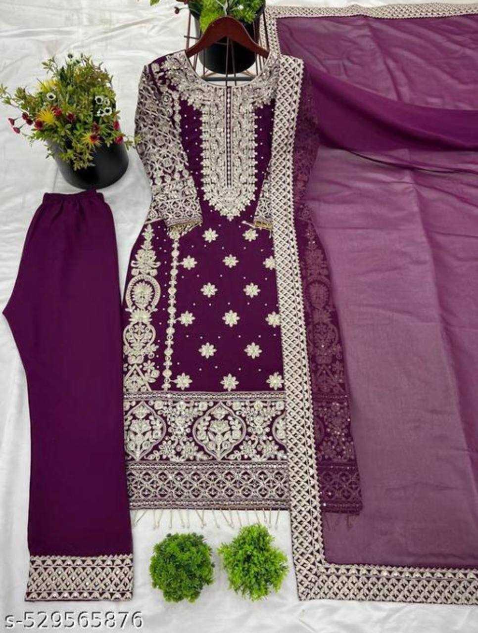 Ynf Georgette KESH499 1654 Suits & Dresses Wholesale Embroidery Suits Georgette Suit Party wear suits Manufacturer