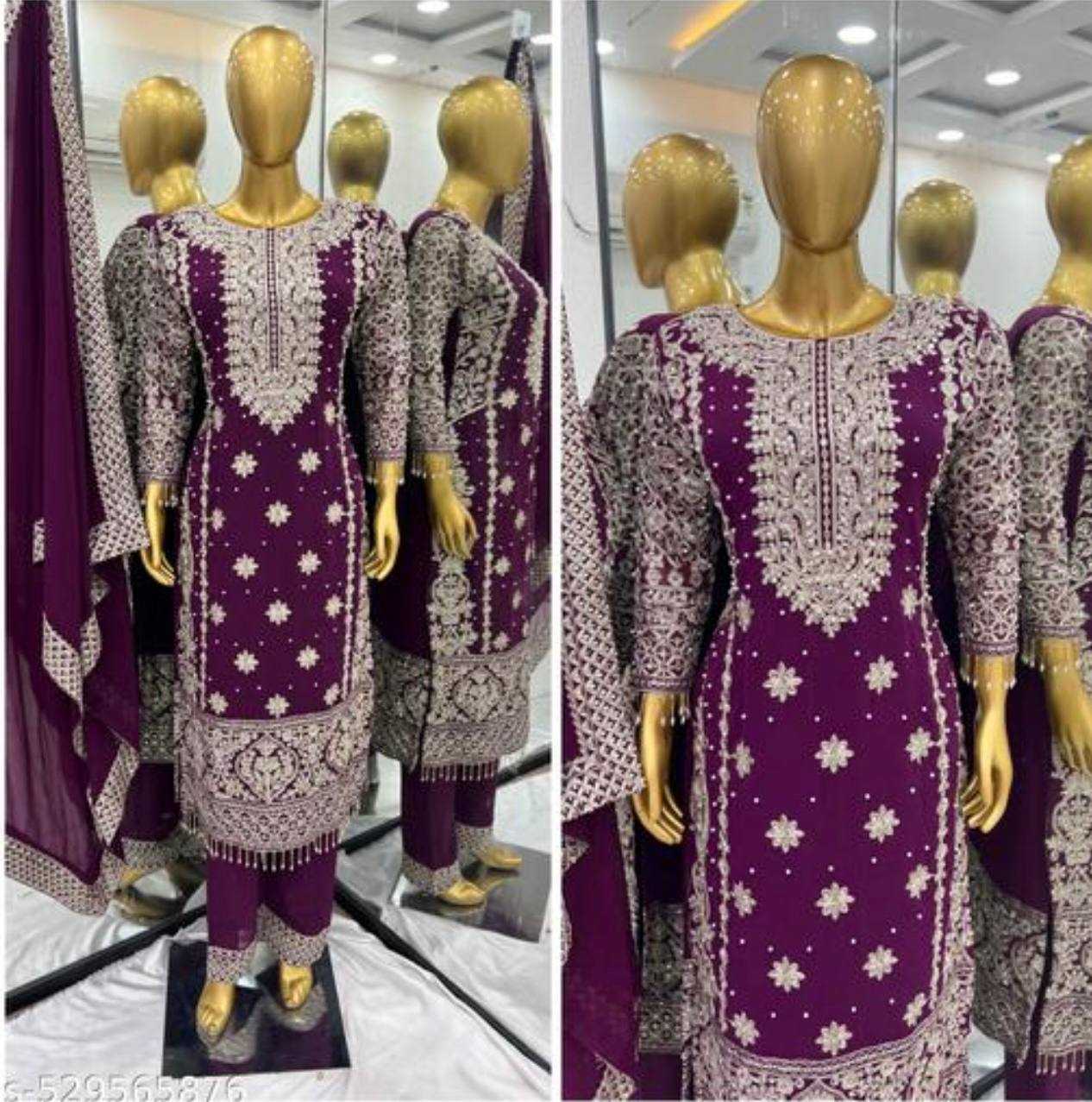 Ynf Georgette KESH499 1654 Suits & Dresses Wholesale Embroidery Suits Georgette Suit Party wear suits Manufacturer