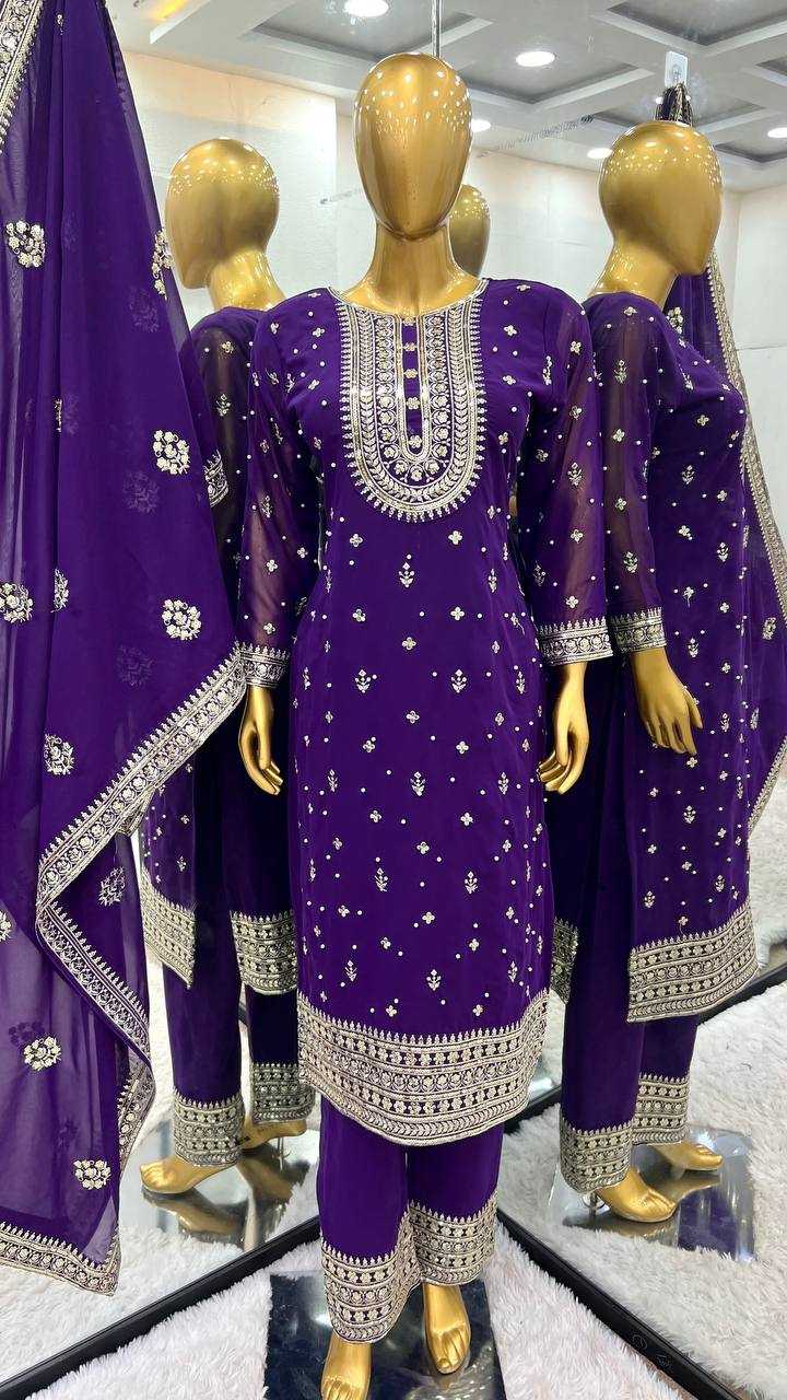 Ynf Georgette KESH499 501 Suits & Dresses Wholesale Embroidery Suits Georgette Suit Designer Suits Manufacturer