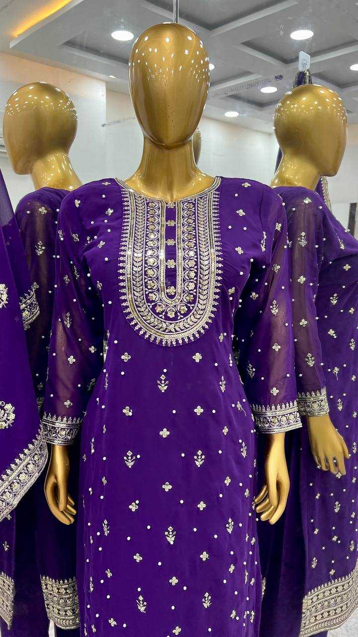 Ynf Georgette KESH499 501 Suits & Dresses Wholesale Embroidery Suits Georgette Suit Designer Suits Manufacturer