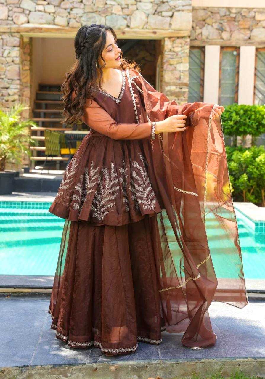 Ynf Georgette KESH499 523 Suits & Dresses Wholesale Ladies Suits Sharara Salwar Suits Embroidery Suits Manufacturer