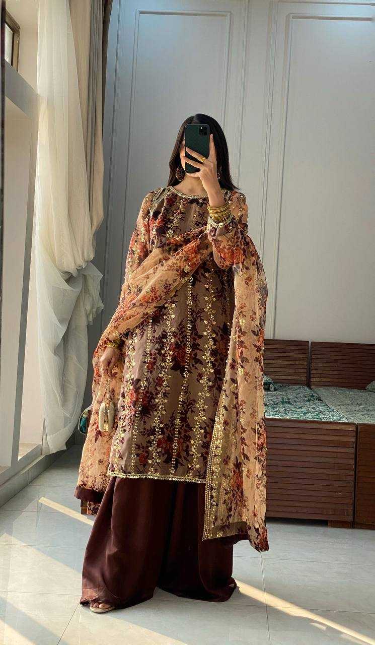 Ynf Georgette KESH499 5287 Suits & Dresses Wholesale Sharara Salwar Suits Printed Suits Embroidery Suits Manufacturer