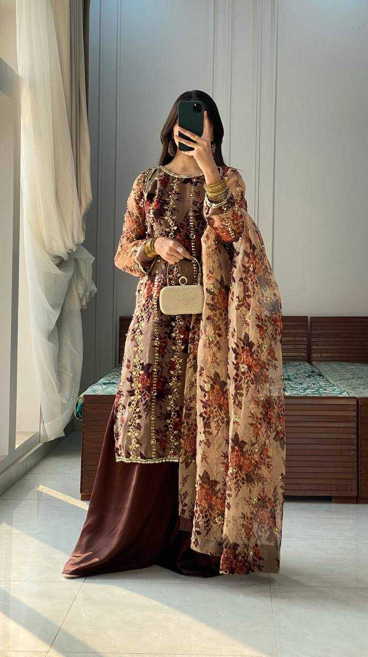 Ynf Georgette KESH499 5287 Suits & Dresses Wholesale Sharara Salwar Suits Printed Suits Embroidery Suits Manufacturer