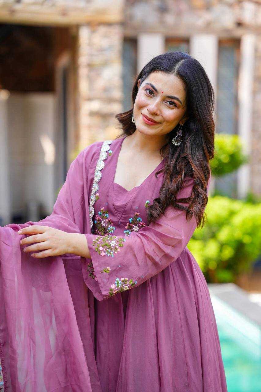 Ynf Georgette KESH499 863 Gowns Wholesale Anarkali Gown Long Gowns Georgette Gown Manufacturer
