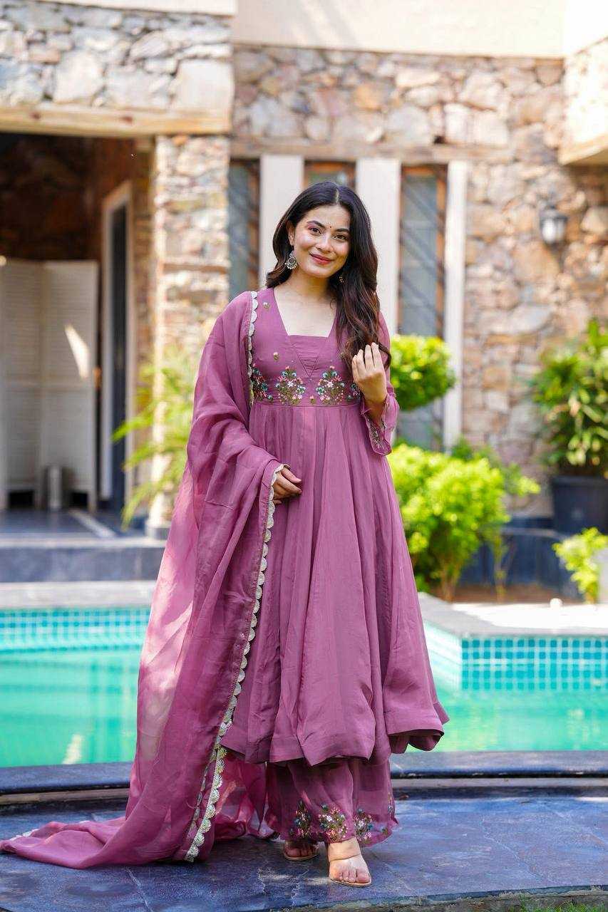 Ynf Georgette KESH499 863 Gowns Wholesale Anarkali Gown Long Gowns Georgette Gown Manufacturer