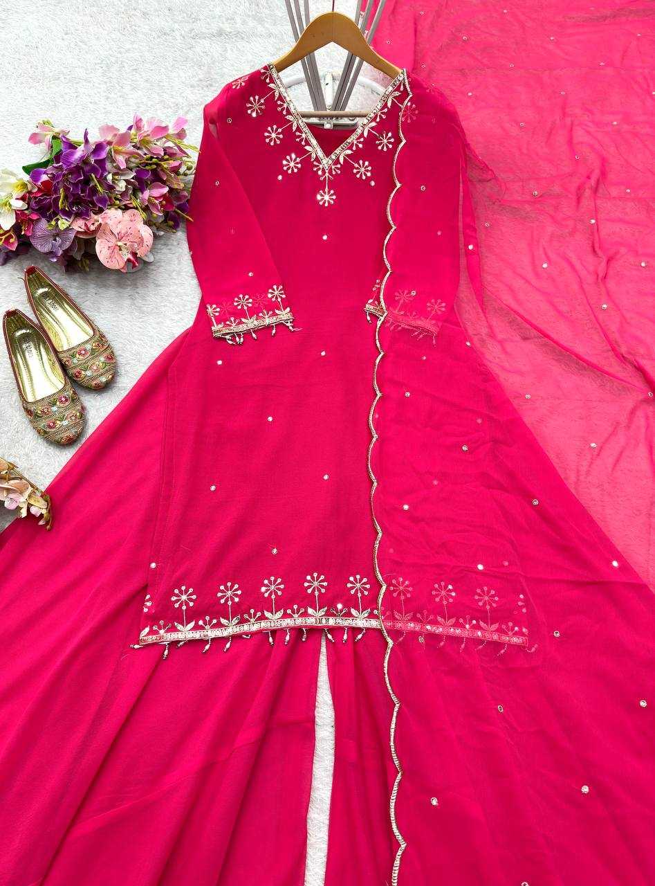 Ynf Georgette KESH506 1204 Suits & Dresses Wholesale Sharara Salwar Suits Georgette Suit Party wear suits Manufacturer