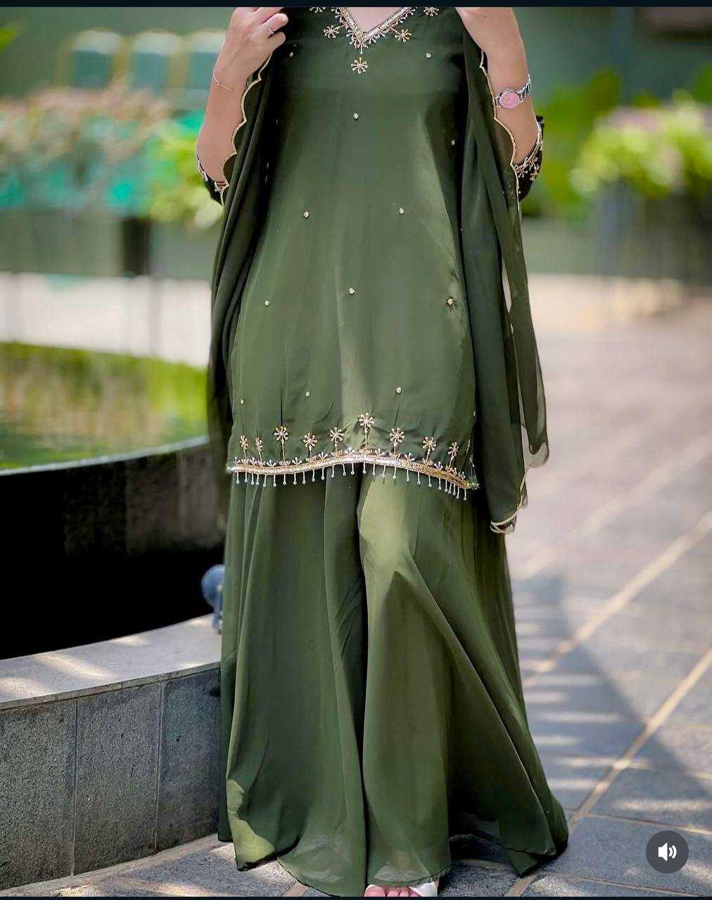 Ynf Georgette KESH506 1204 Suits & Dresses Wholesale Sharara Salwar Suits Georgette Suit Party wear suits Manufacturer