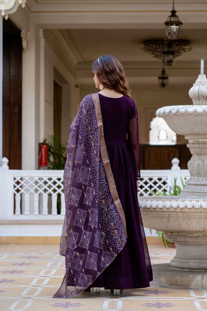 Ynf Georgette KESH507 1025 Gowns Wholesale Anarkali Gown Long Gowns Georgette Gown Manufacturer