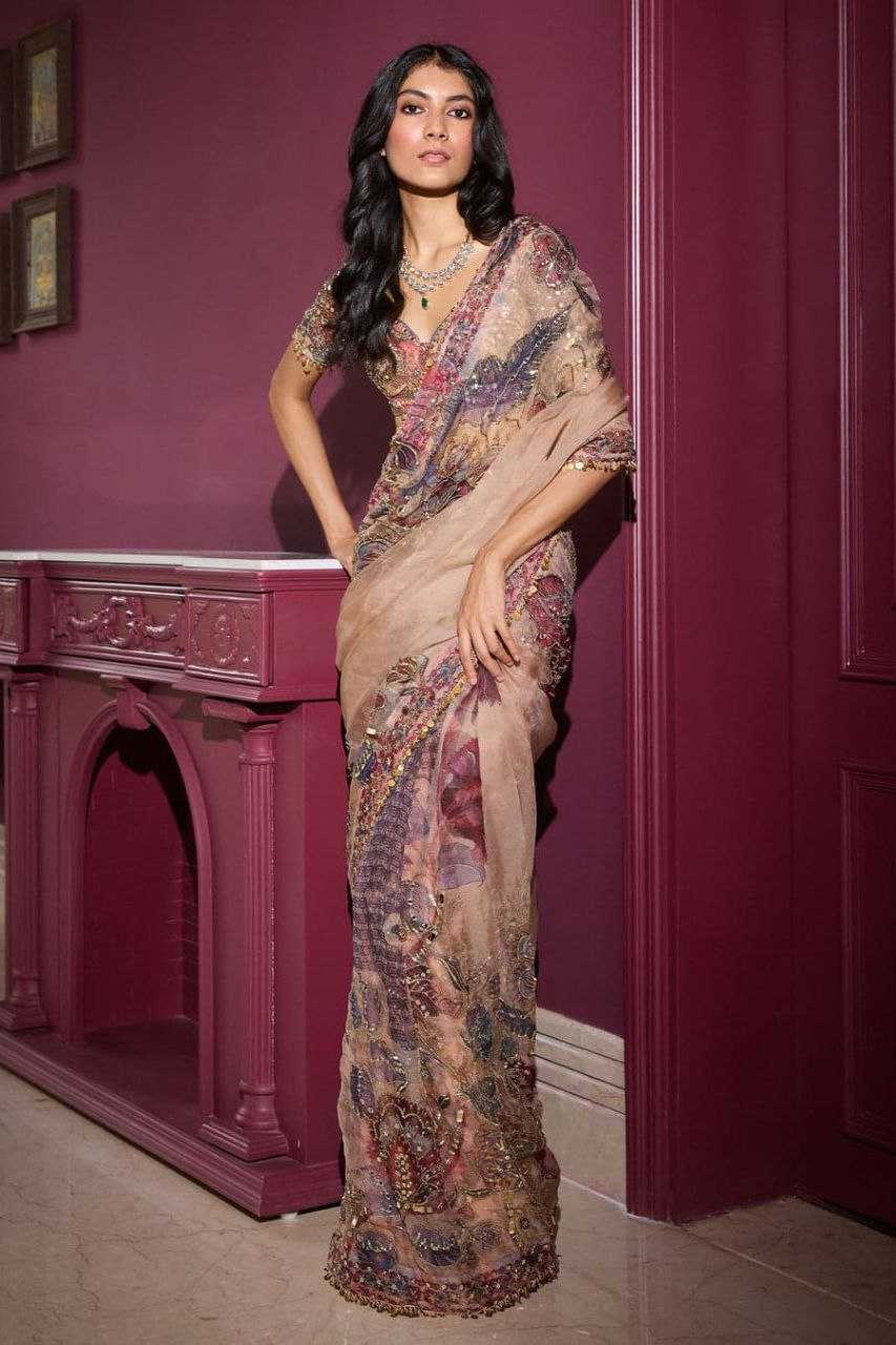 Ynf Georgette KESH508 79 Sarees Wholesale Sequins Work Saree Mirror Work Saree Manufacturer