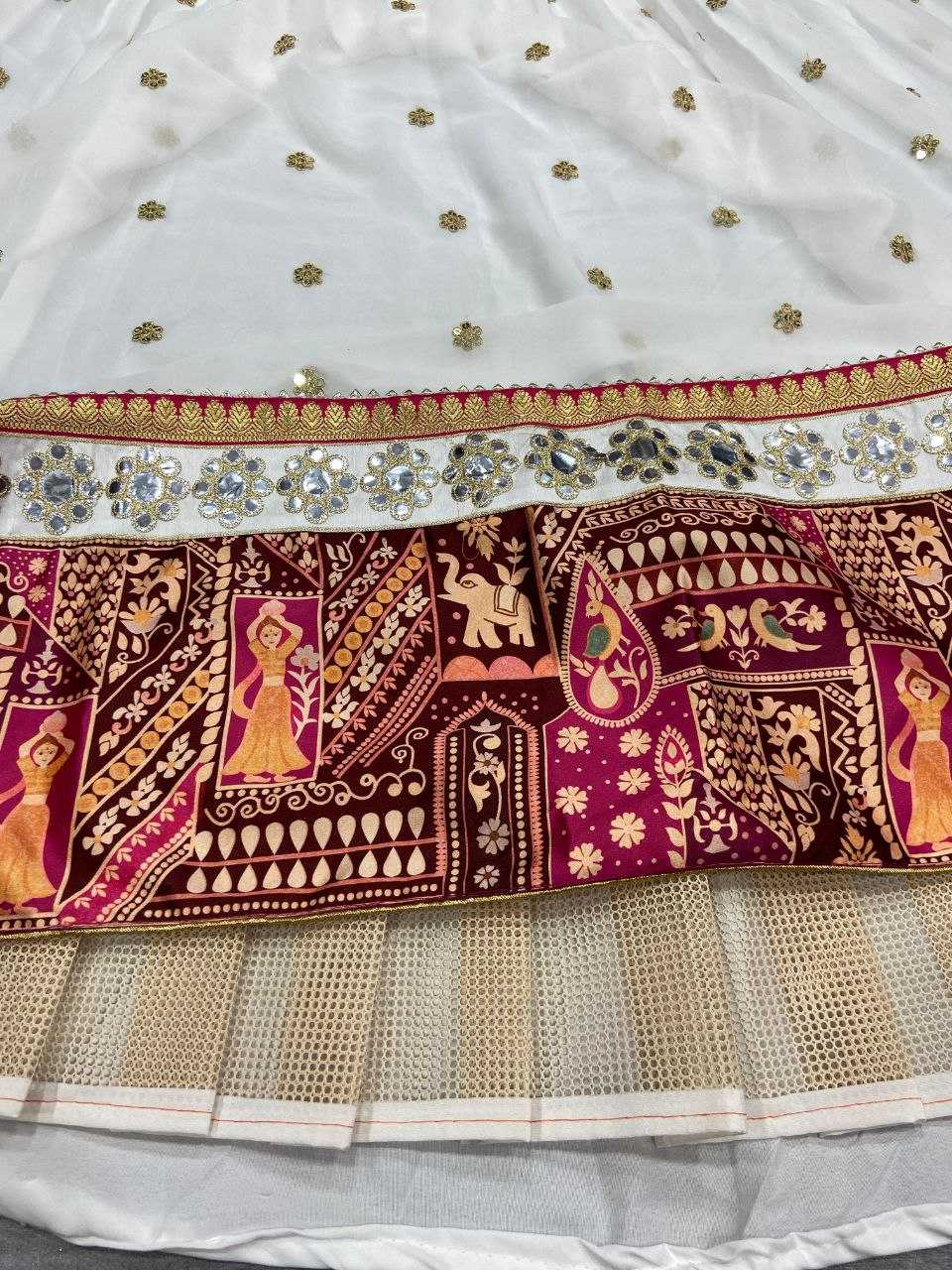 Ynf Georgette KESH508 989 Lehengas Wedding Collections Festive Collections Wholesale Georgette Lehenga Lehenga With Cancan Navratri Chaniya Choli Manufacturer