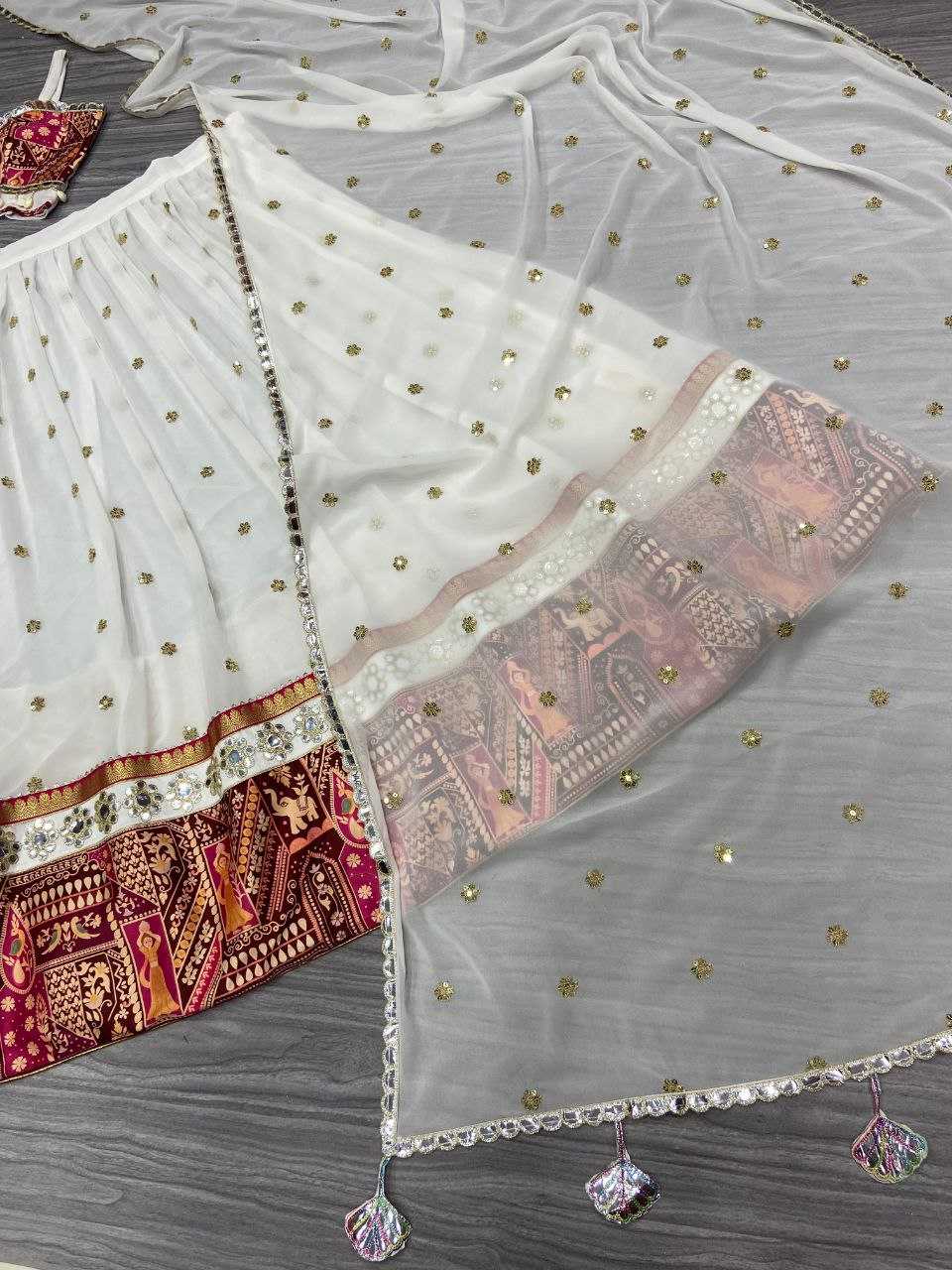 Ynf Georgette KESH508 989 Lehengas Wedding Collections Festive Collections Wholesale Georgette Lehenga Lehenga With Cancan Navratri Chaniya Choli Manufacturer