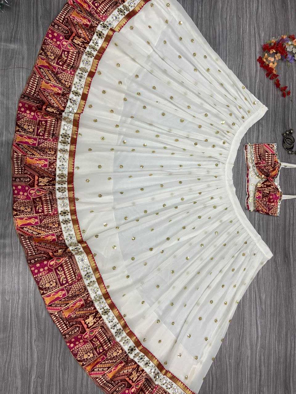 Ynf Georgette KESH508 989 Lehengas Wedding Collections Festive Collections Wholesale Georgette Lehenga Lehenga With Cancan Navratri Chaniya Choli Manufacturer