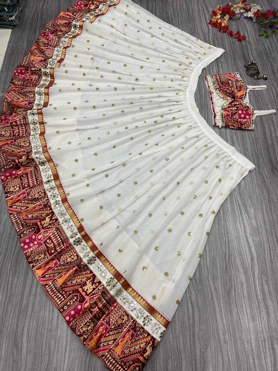 Ynf Georgette KESH508 989 Lehengas Wedding Collections Festive Collections Wholesale Georgette Lehenga Lehenga With Cancan Navratri Chaniya Choli Manufacturer