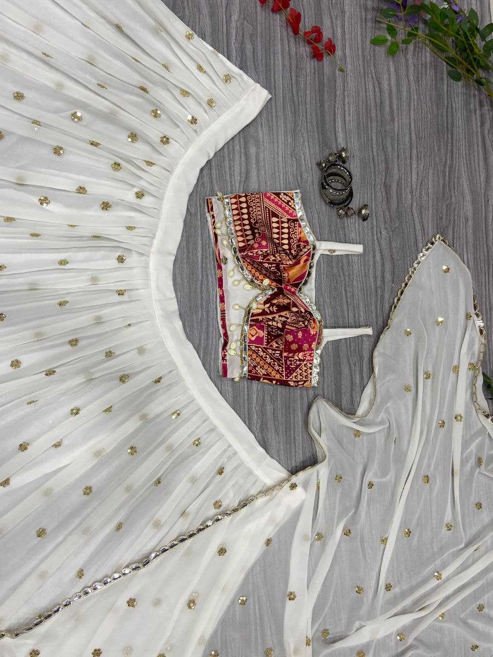Ynf Georgette KESH508 989 Lehengas Wedding Collections Festive Collections Wholesale Georgette Lehenga Lehenga With Cancan Navratri Chaniya Choli Manufacturer