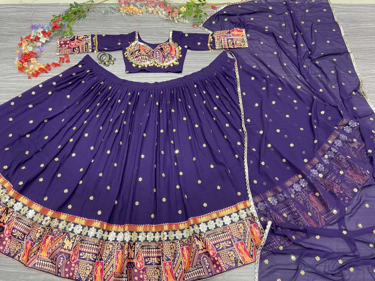 Ynf Georgette KESH508 989 Lehengas Wedding Collections Festive Collections Wholesale Georgette Lehenga Lehenga With Cancan Navratri Chaniya Choli Manufacturer