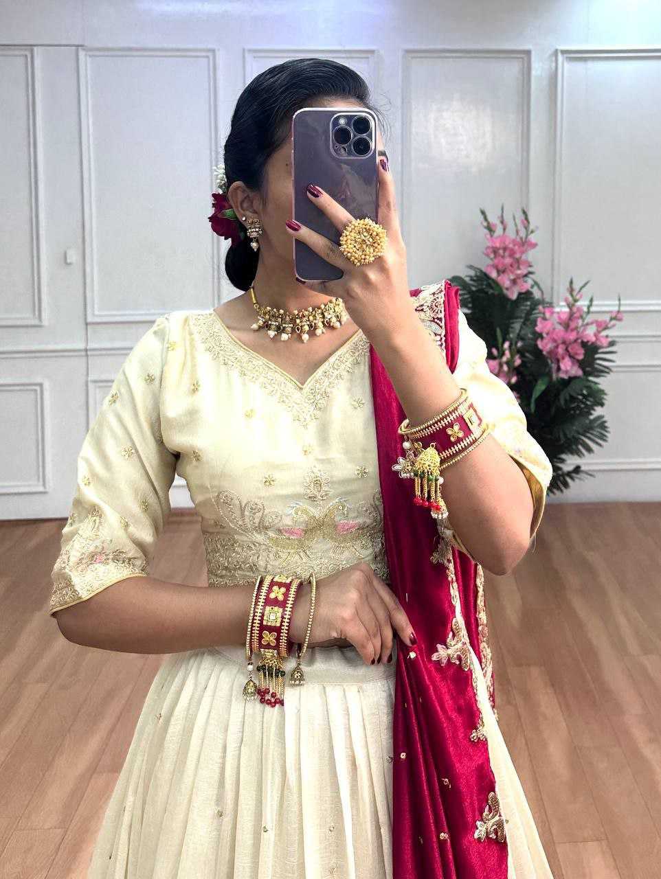 Ynf Georgette KESH511 ANOKHI Lehengas Wholesale Traditional Lehenga Embroidered Lehenga Georgette Lehenga Manufacturer