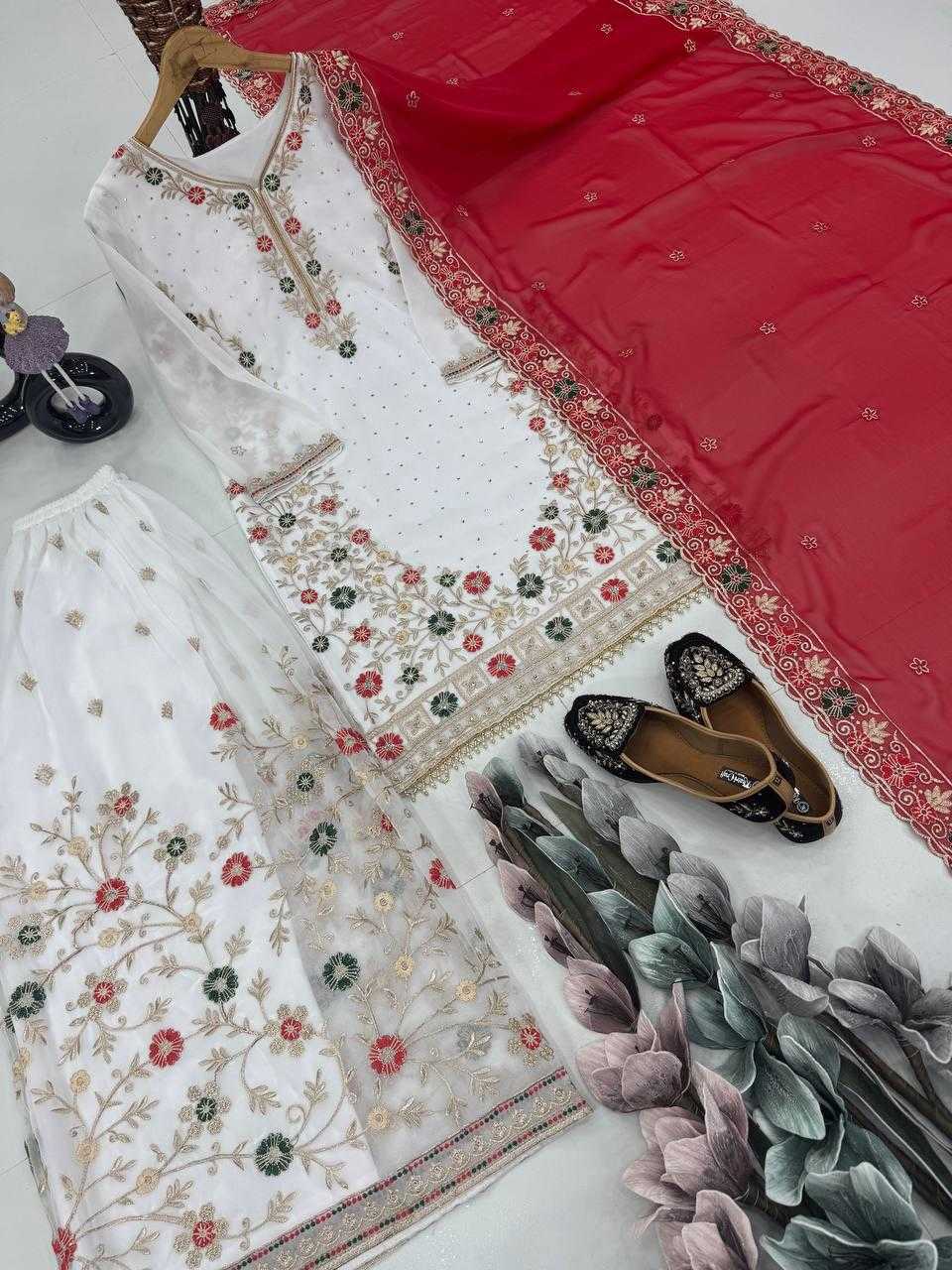 Ynf Georgette KESH512 1678 Suits & Dresses Wholesale Ladies Suits Palazzo Suit Embroidered Suits Manufacturer