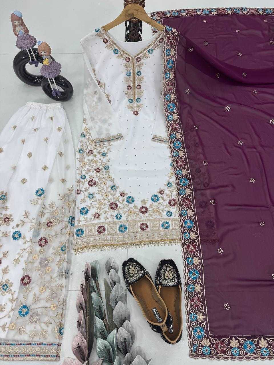 Ynf Georgette KESH512 1678 Suits & Dresses Wholesale Ladies Suits Palazzo Suit Embroidered Suits Manufacturer
