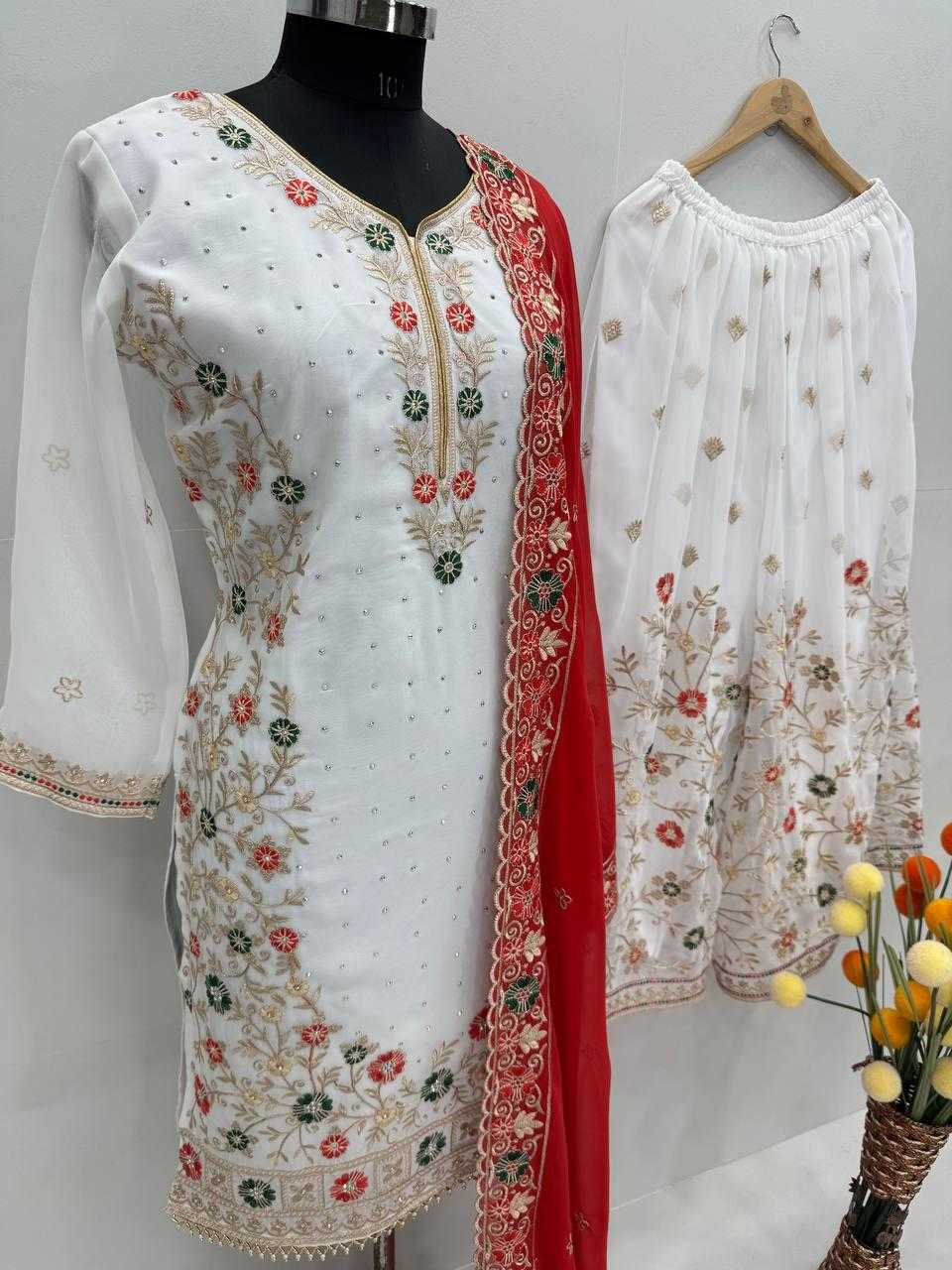 Ynf Georgette KESH512 1678 Suits & Dresses Wholesale Ladies Suits Palazzo Suit Embroidered Suits Manufacturer